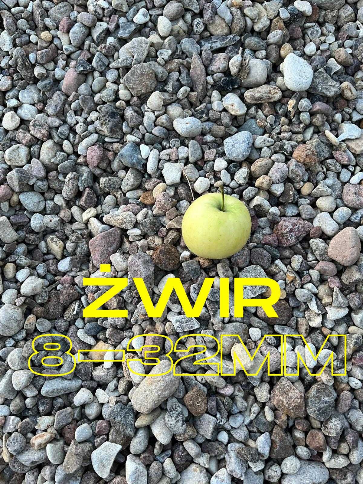 żwir 2-8, 8-16, 8-32 płukany do drenażu otoczak kamień ŁÓDŹ