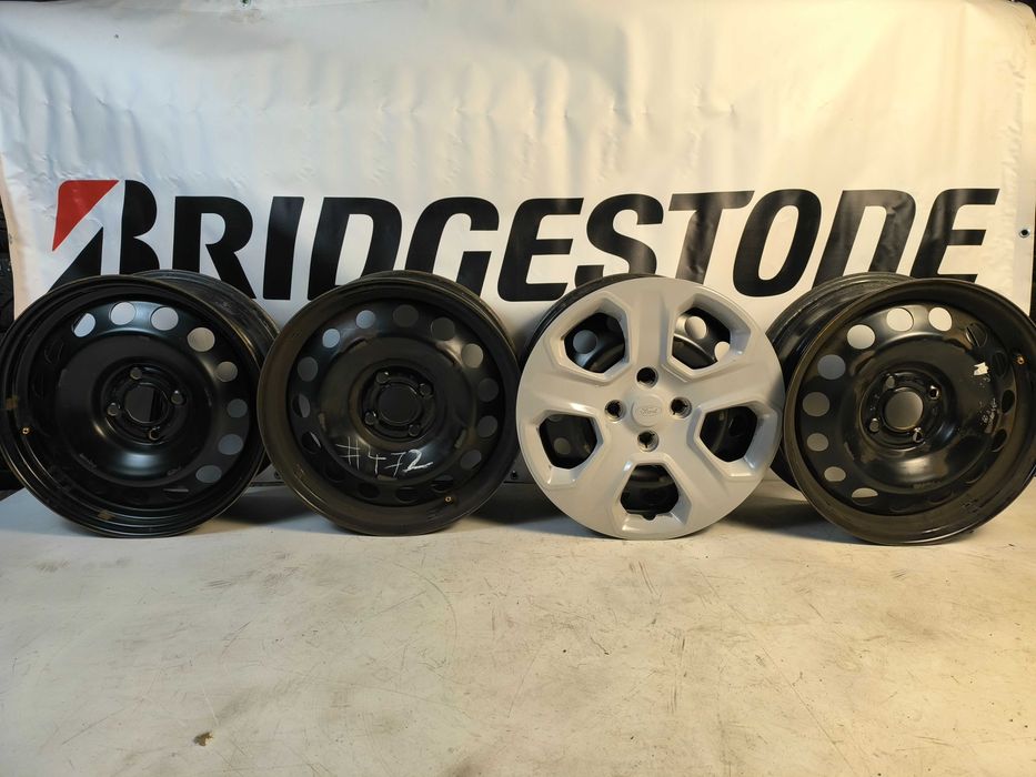 Felgi stalowe + kołpaki 16 4x108 ET 37,5 Ford #472