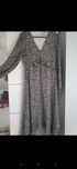 Sukienka MIDI w panterkę H&M