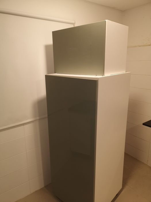 Armário portas verdes ikea