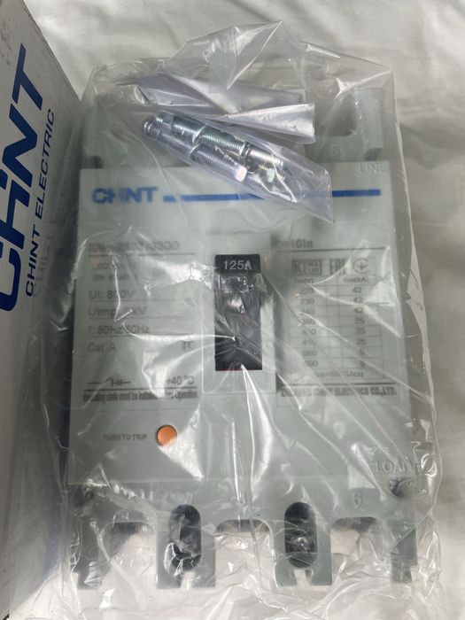 Автоматичний вимикач 100А,125А,160А,250А.Контактор CJ19 63/21