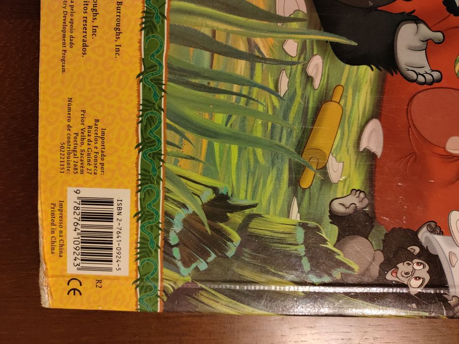 Livro Disney Tarzan Um Divertido Livro Interactivo 6 Jogos