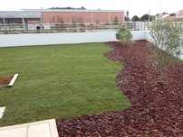 Casca de Pinheiro ( decoração jardim)