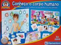 "Conheço o Corpo Humano" Clementoni Jogo Infantil
