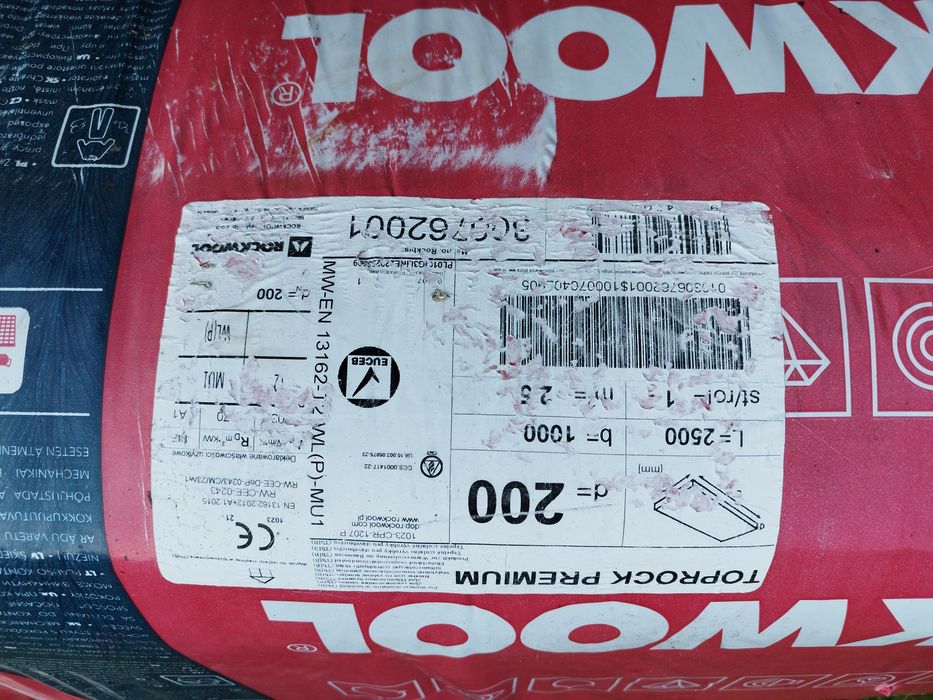 Wełna Rockwool Toprock Premium 20 cm