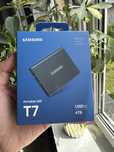 Dysk zewnętrzny SSD Samsung T7 4TB Szary (MU-PC4T0T/WW)