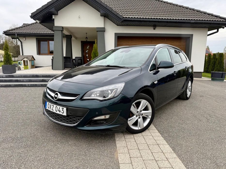 Opel Astra 1.4i 140km 2xpdc bi xenon led super stan potwierdzony przebieg