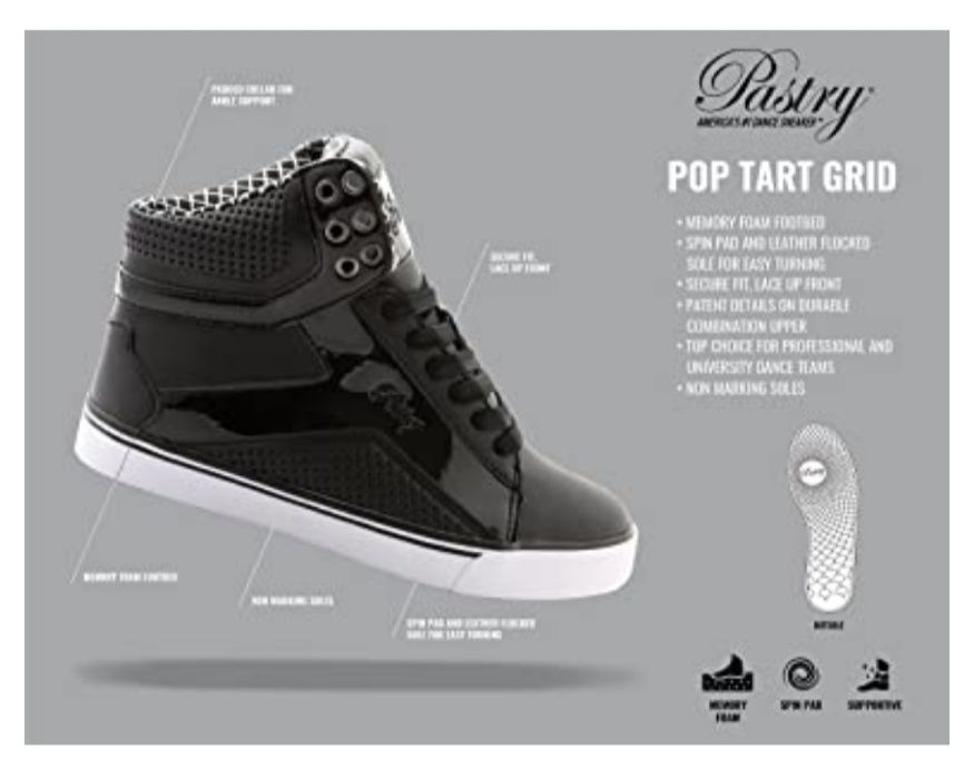 Кроссовки детские высокие Pastry Dance Sneakers, US 13, 19.1cm