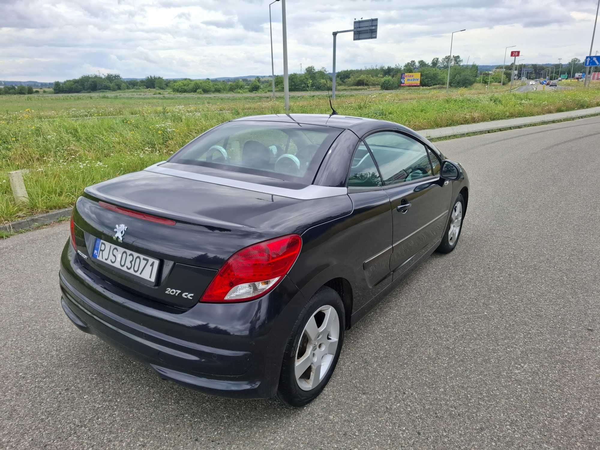 Peugeot 207CC Lift 1.6 Benzyna 2010r Cabrio Klima Alu