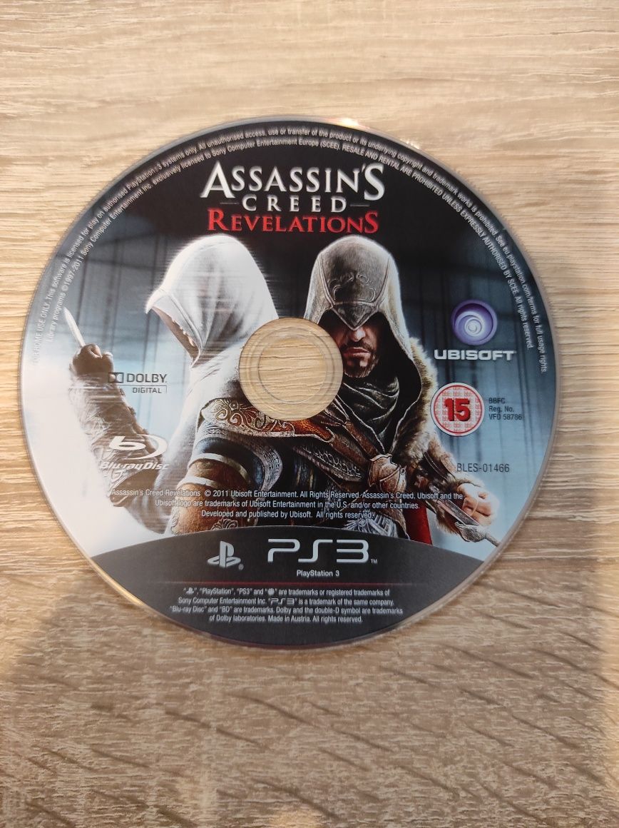 3 części gry Assassin's Creed PlayStation 3 PS3