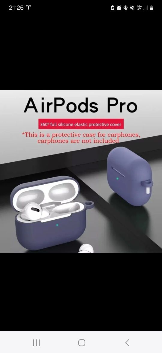 Capa de proteção Airpods pro