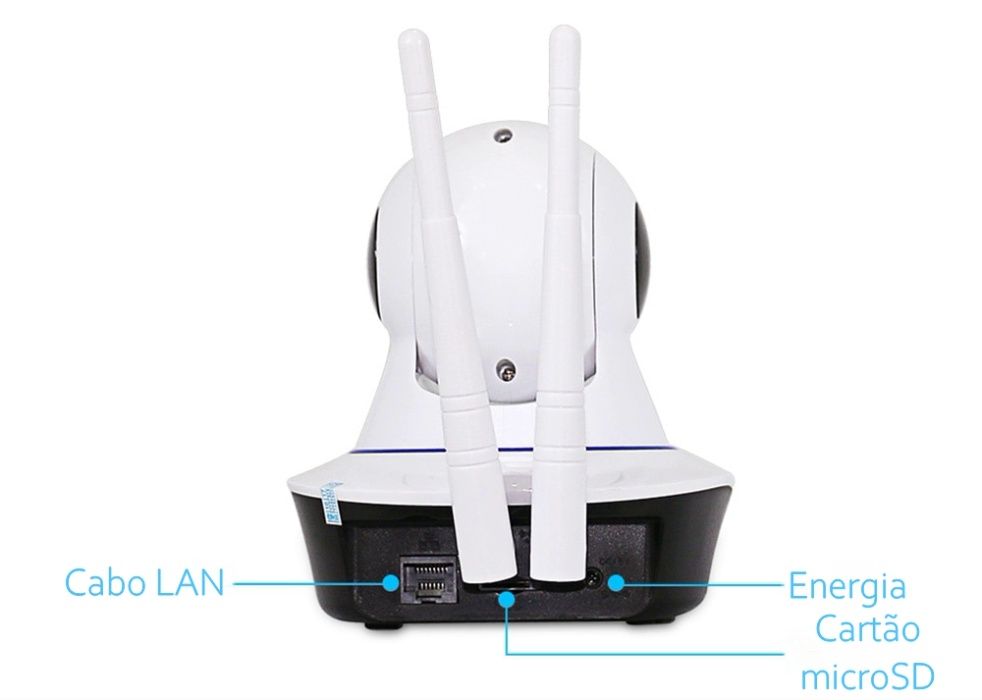 Câmara Vigilância » FullHD » WiFi » Áudio Bidirecional » Visão Noturna