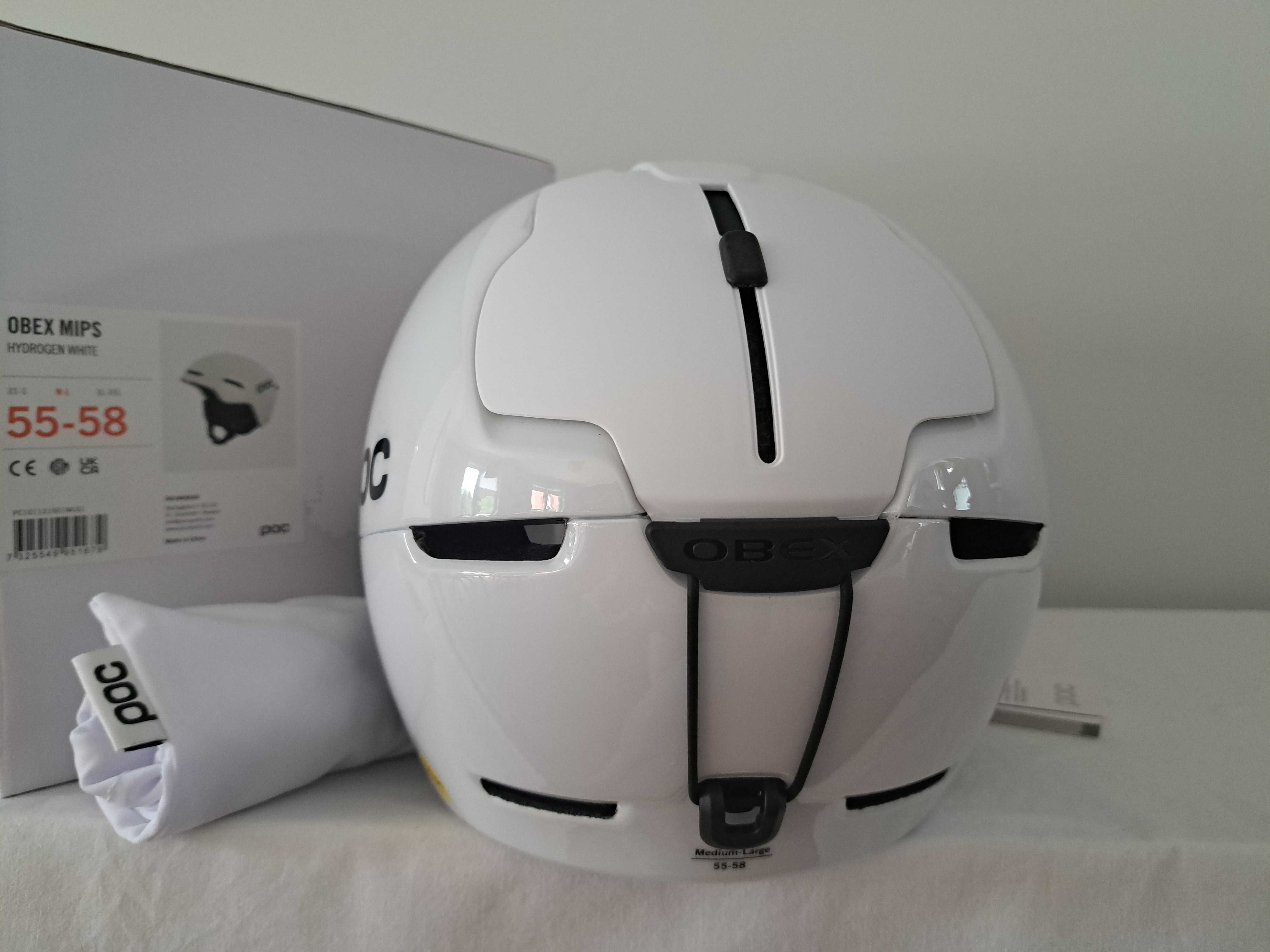 Kask narciarski POC Obex Mips Hydrogen White M/L 55-58cm