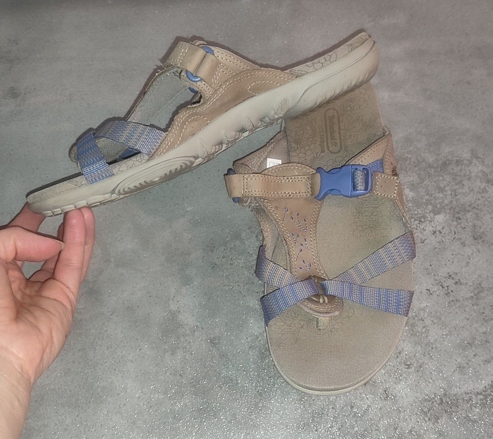 Klapki Timberland r. 37 / 24 cm sportowe skóra