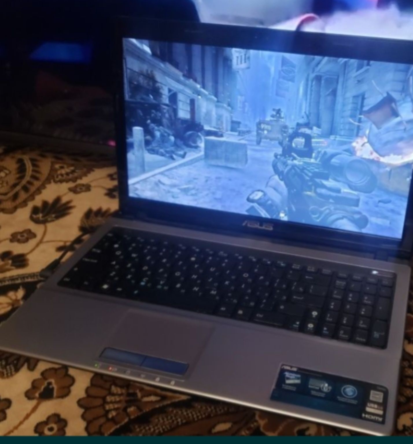 ‼️Ігровий Asus 15.6FHD/IPS/Core i7/8ядер/GTX540 2GB/16Gb Ram/SSD 256GB