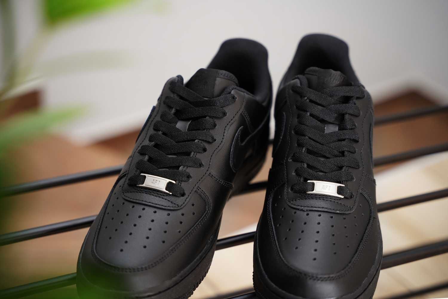 Czarne sznurówki do butów Nike Air Force 1 długość 120/140/160/180 cm