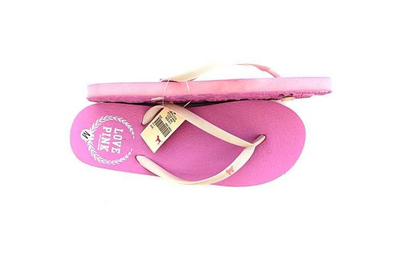 Klapki damskie japonki VICTORIA SECRET Love Pink Wrzosowe  r. M  37-38