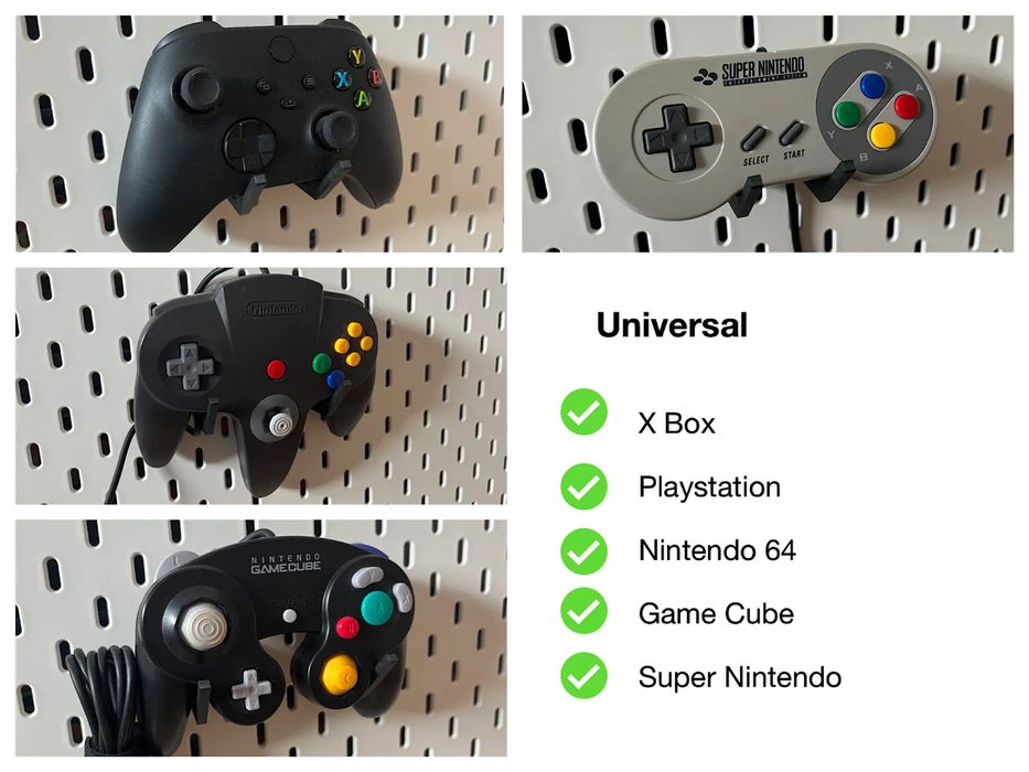 Suporte Universal de Comandos para Ikea Skadis