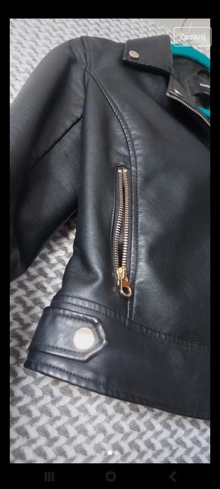 Kurtka skórzana.