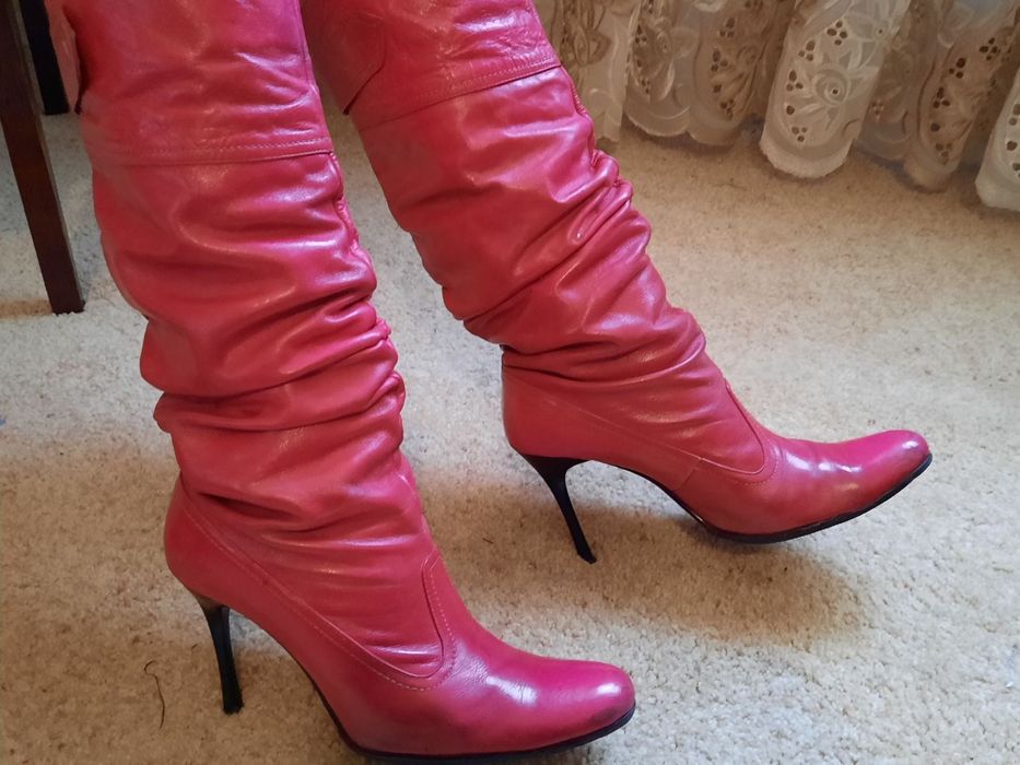 Сапожки, 38, кожа натур, осень.