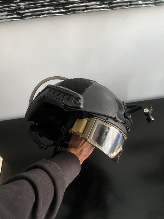 Capacete airsoft anti fog