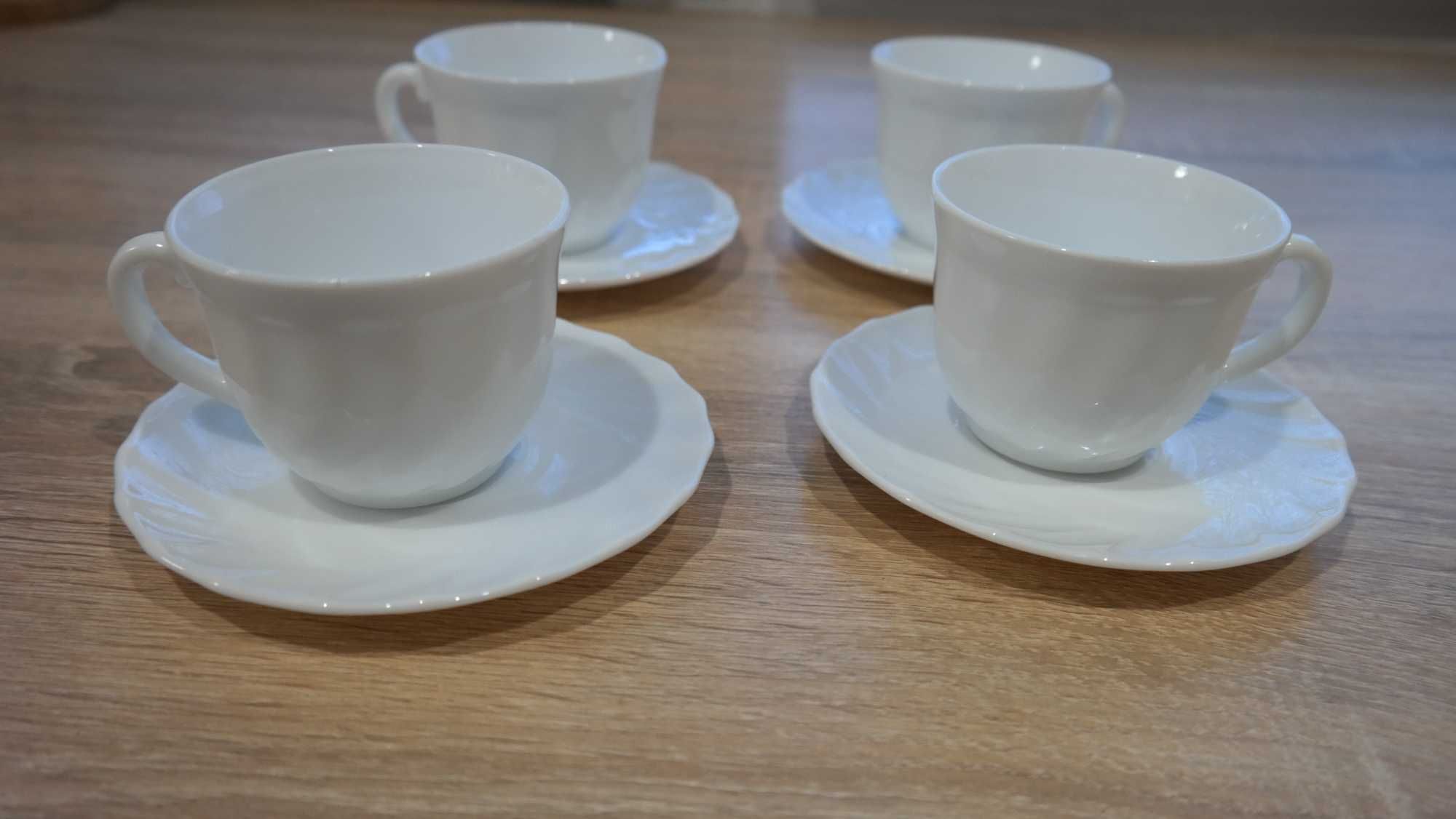 Набір чашок для кави біла французька порцеляна