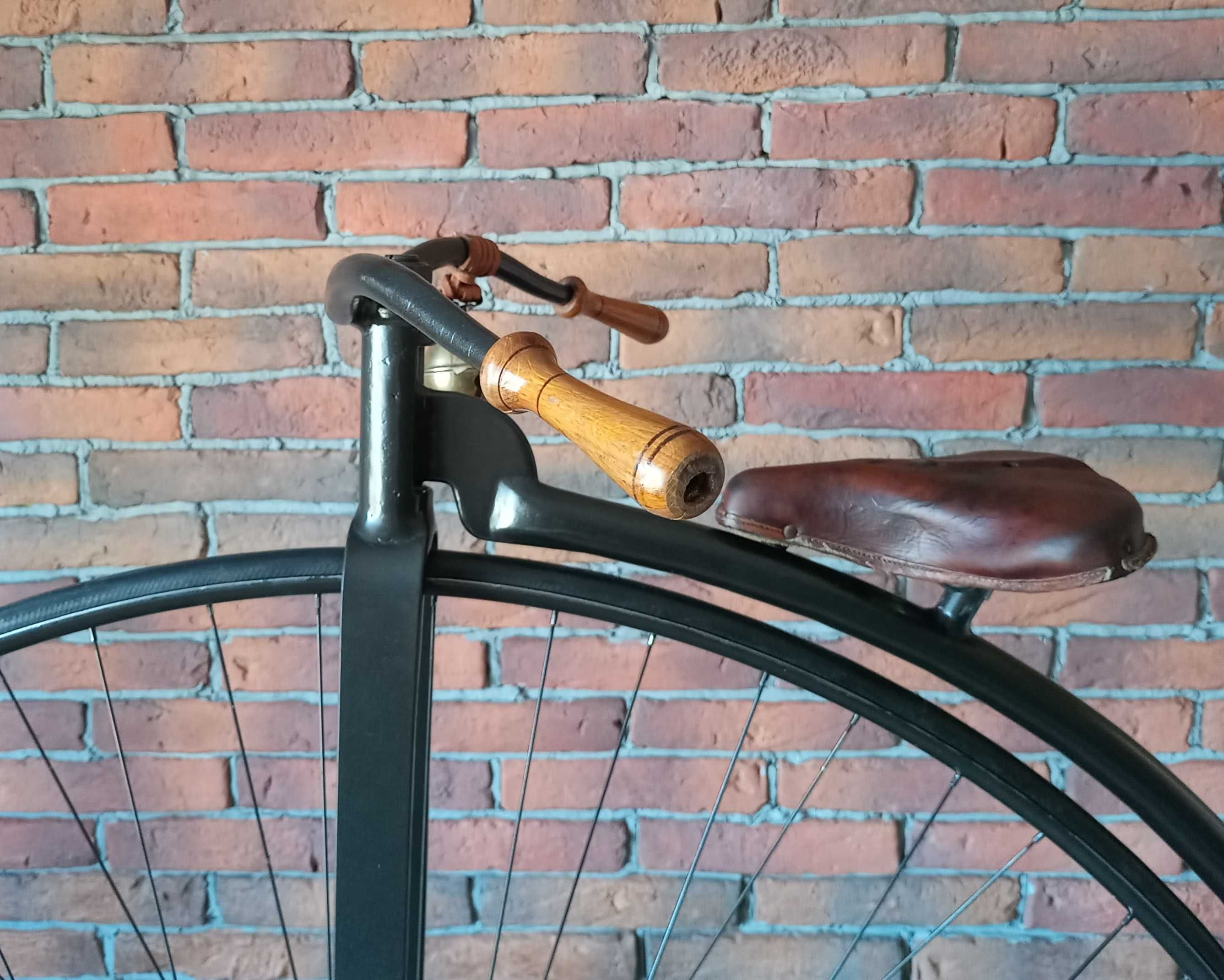 Zabytkowy Rower Bicykl XIX wiek Rekonstrukcja