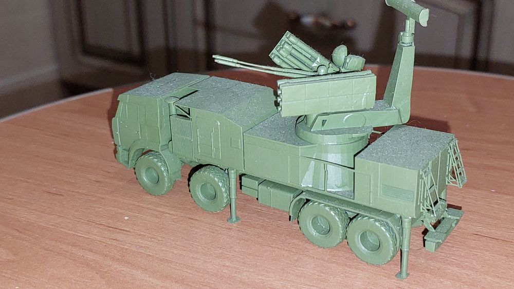 3д модель зі смоли Панцирь с1 ,маштаб 1.87