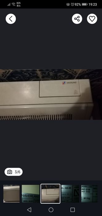 Aquecedor Haverland 13760 Klcal/hora