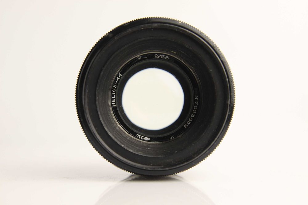 Helios 44 Ver.1 Czarna Zebra Belomo M39 + redukcja M42