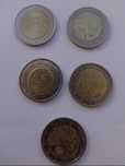 Moedas 2 euros Comemorativas - Portugal | Finlândia | Belgica