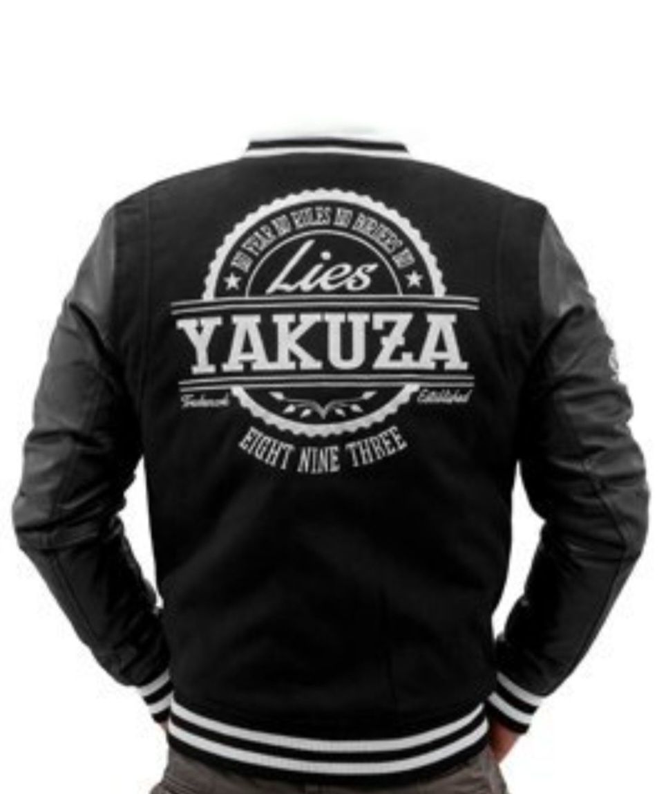 Kurtka  czarna YAKUZA No Lies College 2XL