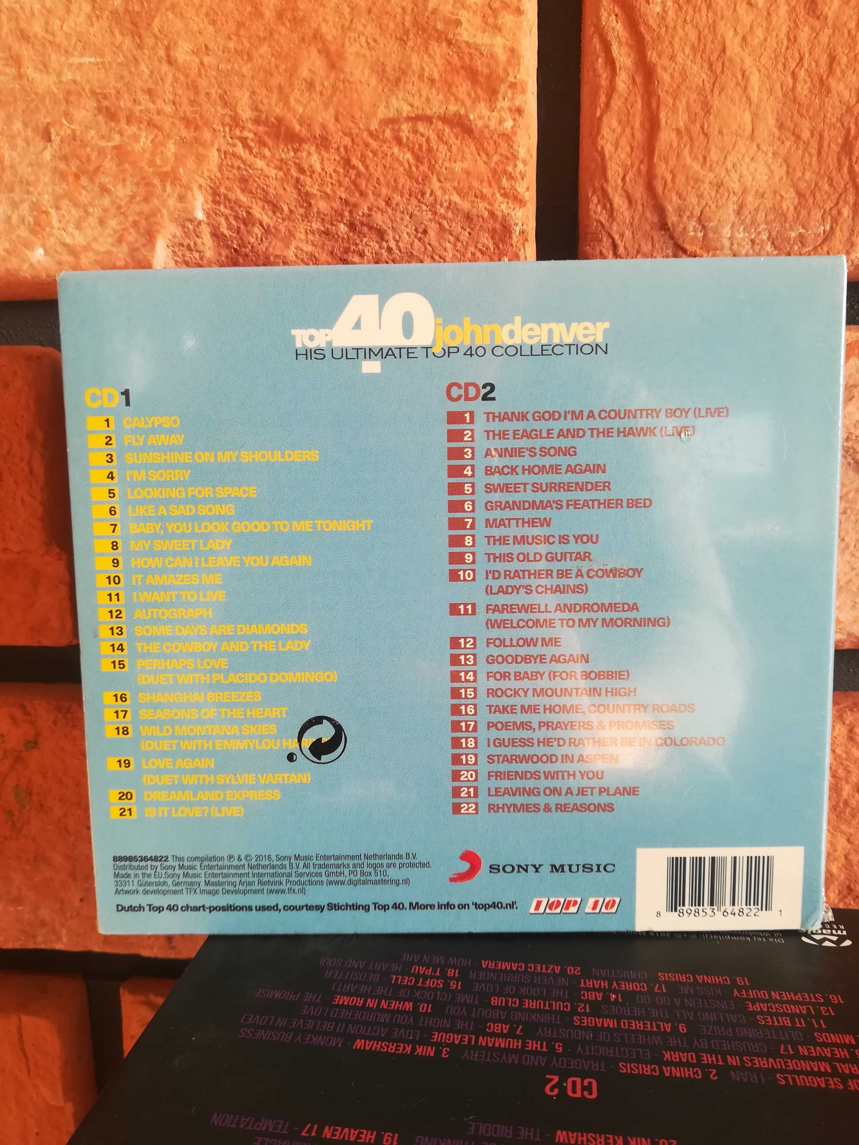 John Denver 40 Hitów Płyta CD nowa w folii 2CD