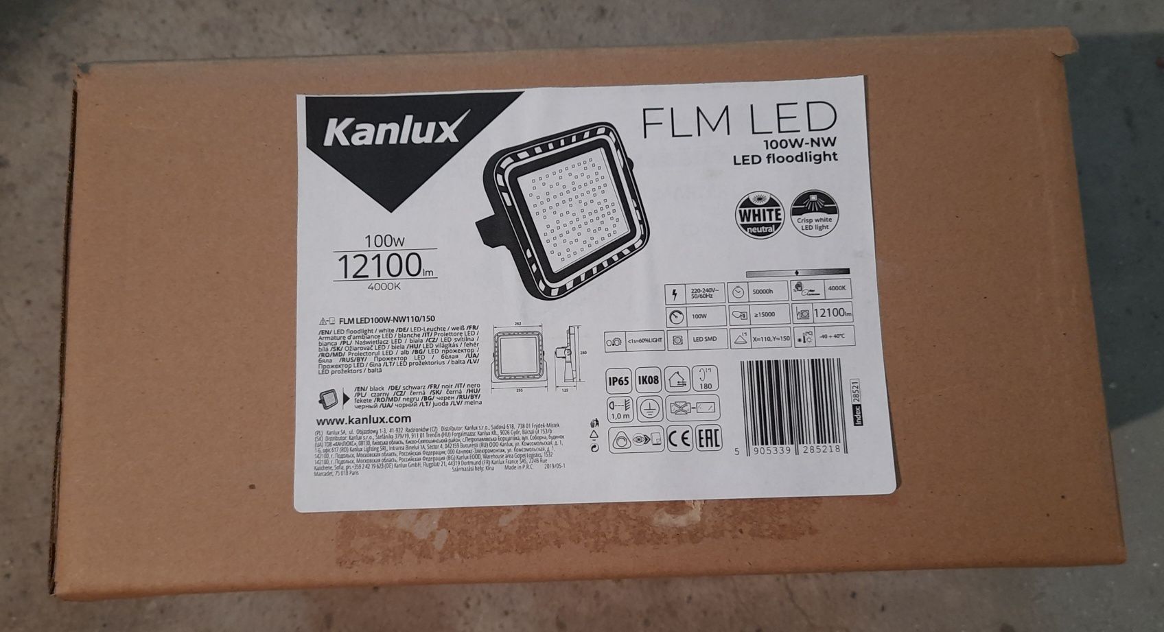 Kanlux FLM LED 100W 28521 zasilacz PHILIPS 4000K