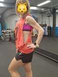 Zumba top koszulka XS sexy wycięcia b.dobry stan