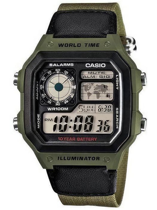 Zegarek Męski Casio Ae-1200Whb-3B + Box