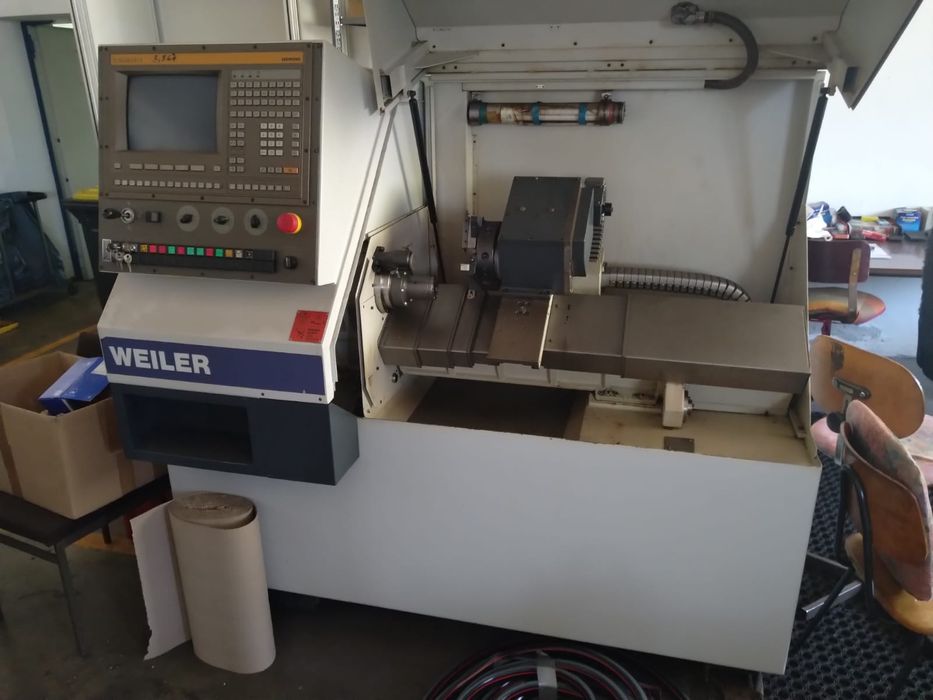 Tokarka do metalu CNC Weiler Poręba Tr 90 x 4000 Tos  Sn 40 Potisje