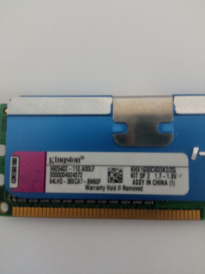 Озу hyperX ddr3 2*2gb 1600mHz