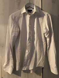 Biała koszula męska w kropki Lavard 38/176-182 używana