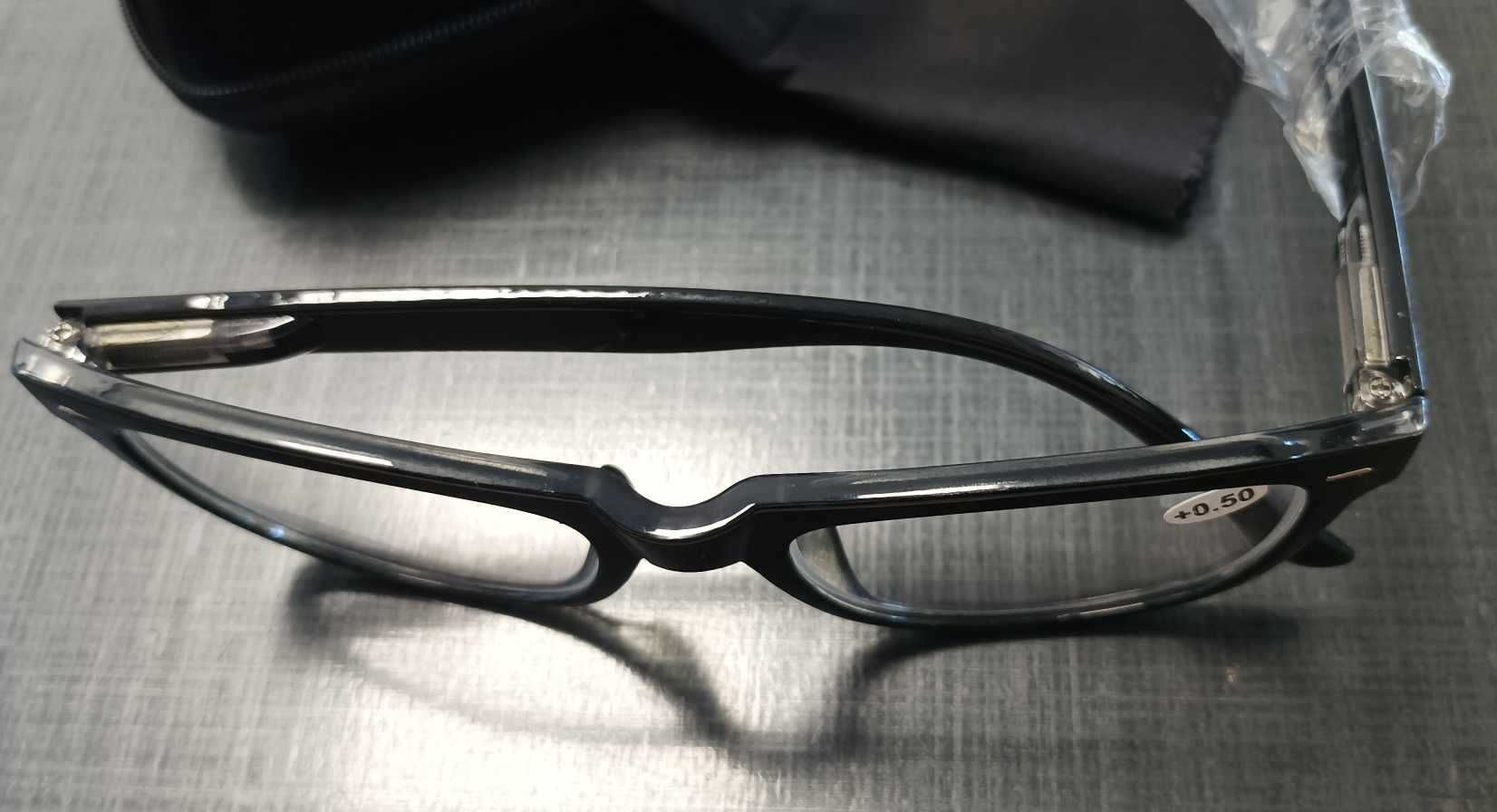 Progresywne okulary do czytania +0.50 lub +0.75