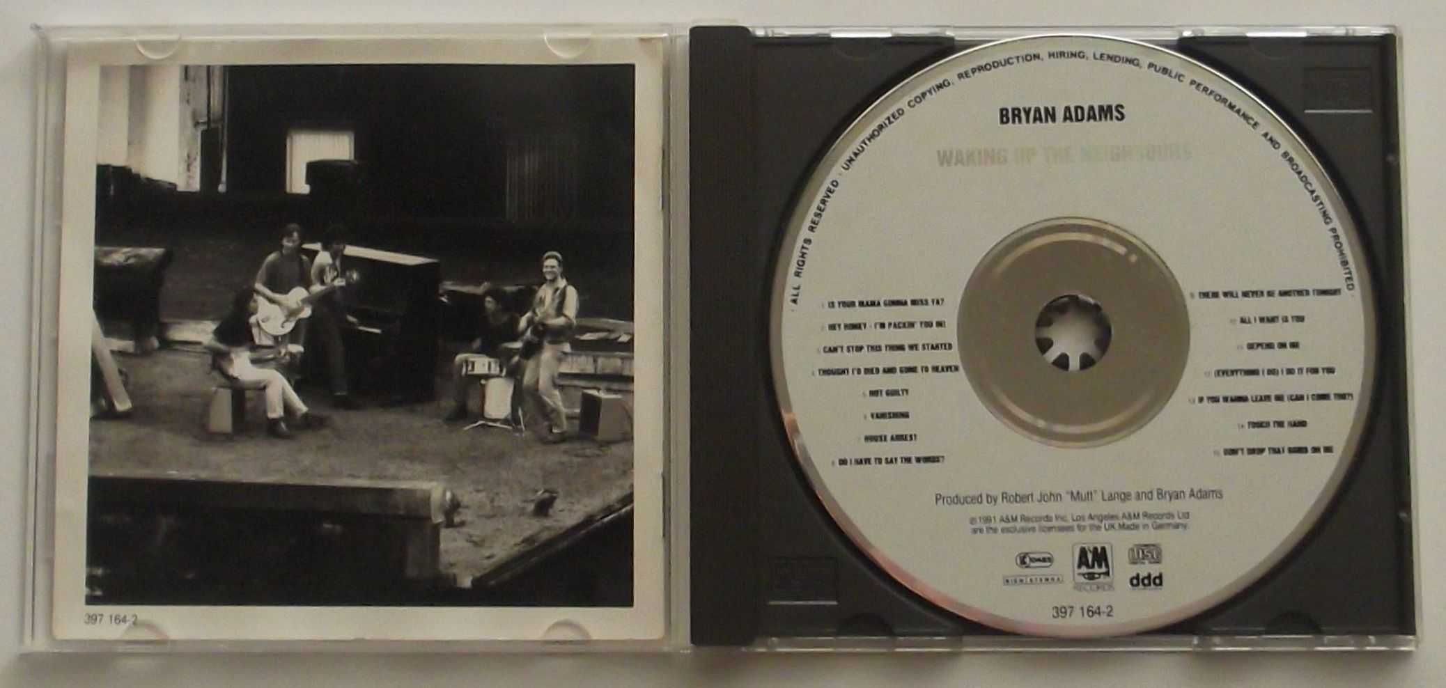 CD - Bryan Adams: Waking Up The Neighbours