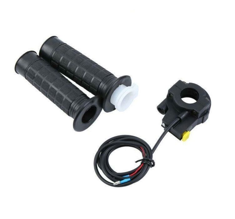 Kit Punhos Originais + Botão Corta corrente - Bicicleta a Motor