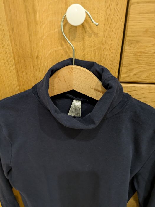 Bawełniany golf body na długi rękaw Bershka rozmiar S