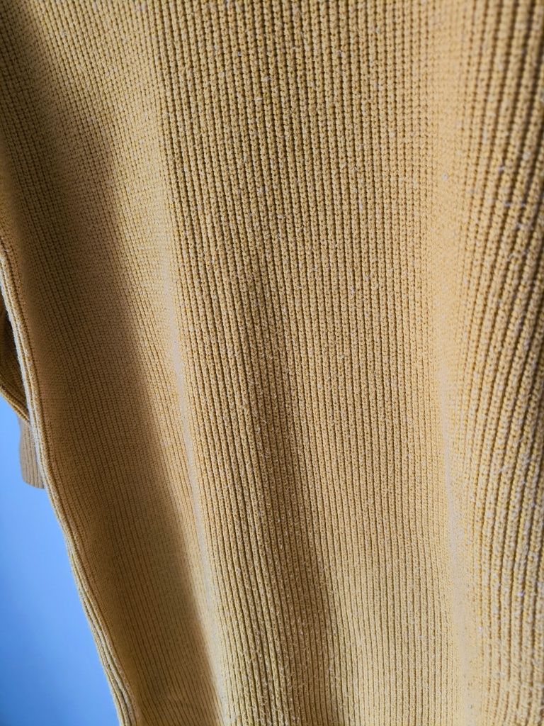 Długa sweterkowa sukienka maxi Zara M sweter długi