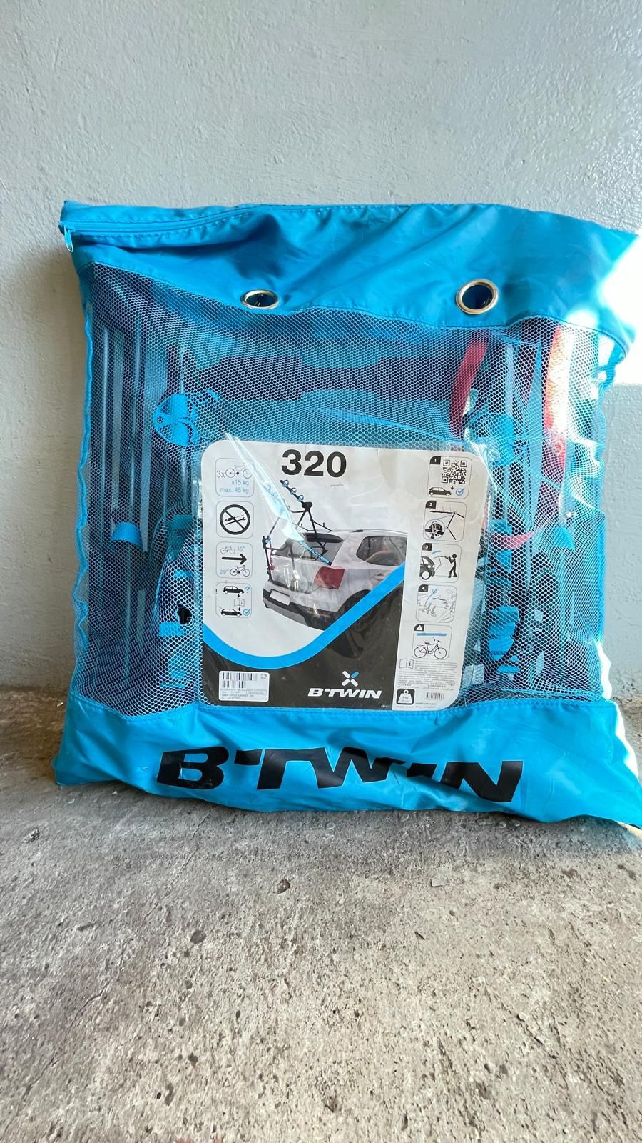 Bagażnik na rower Btwin Decathlon