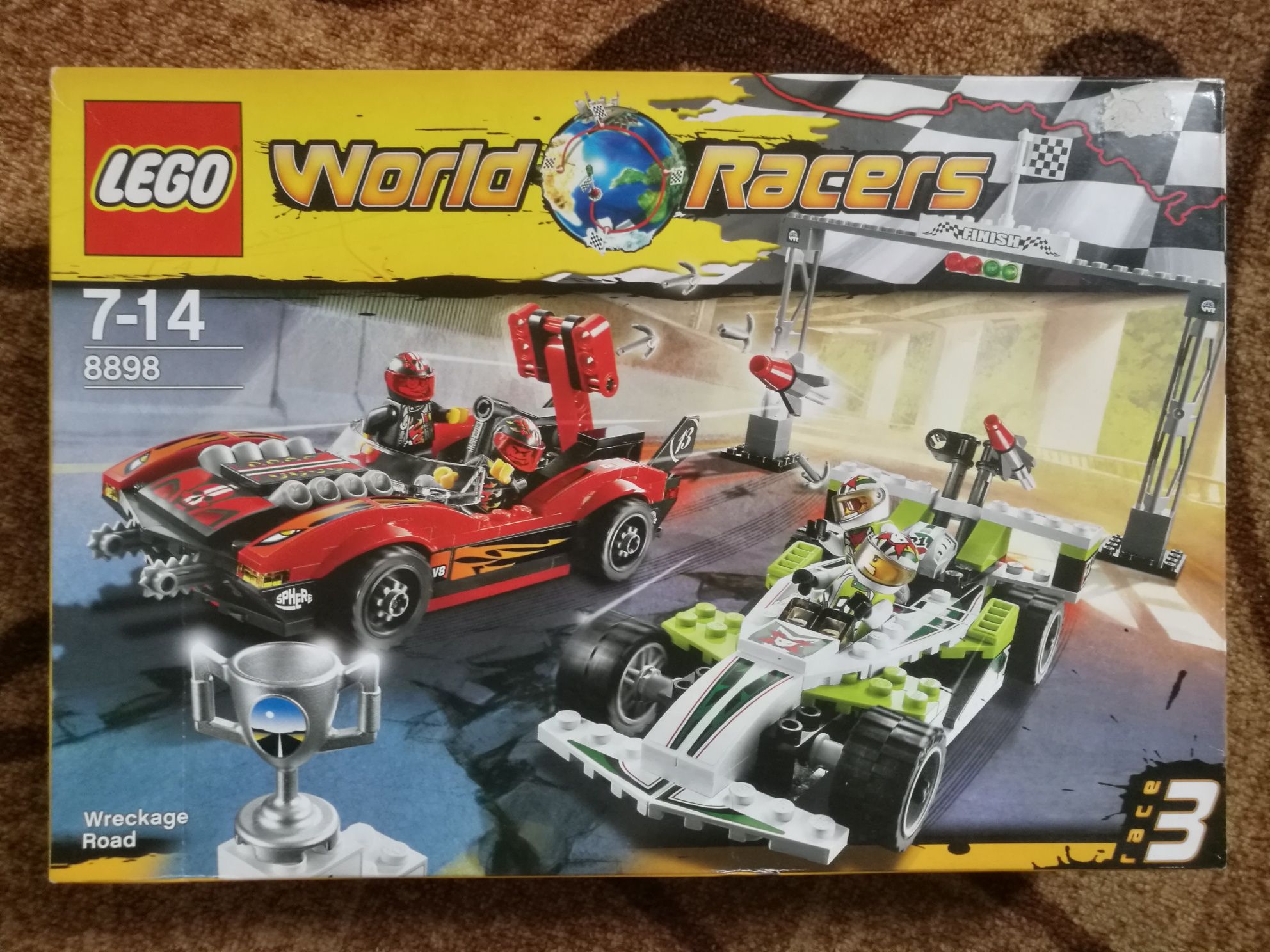 LEGO 8898 World Racers 2010 Новый, запечатанный.