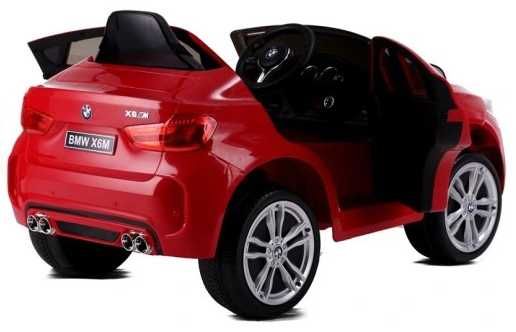 Auto na Akumulator BMW X6 Czerwony Skóra, EVA samochód elektryczny