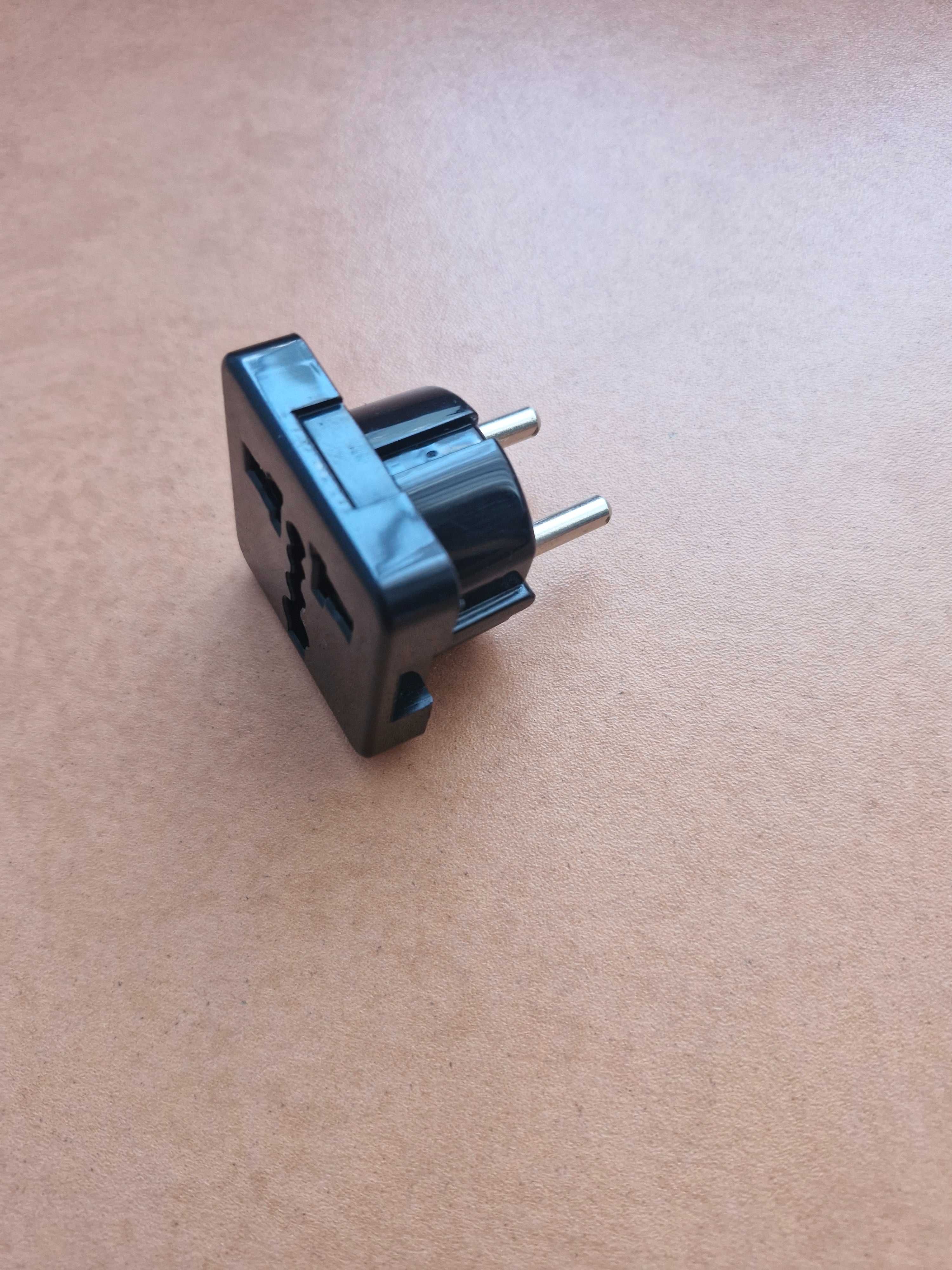 Angielska Wtyczka Adapter Przejściówka UK na PL