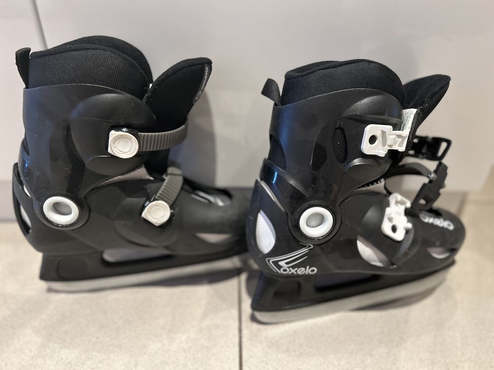 Łyżwy dziecięce Oxelo Decathlon r. 32-34 (20-21,5)