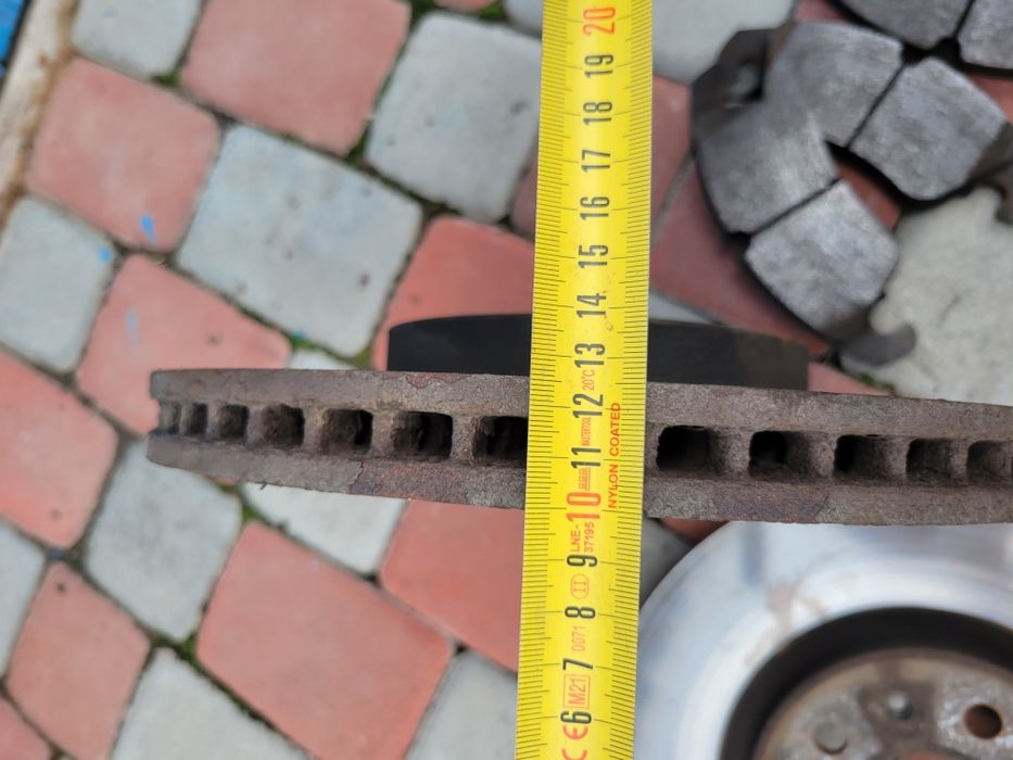 Ауді а6 с7, 2016, тормозні диски передні, колодки remsa, audi.